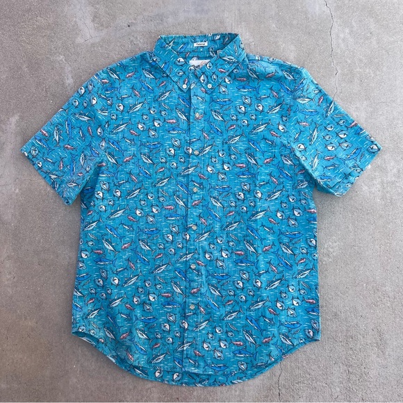 Reyn Spooner Hawaiian Shirt - Picture 1 of 3